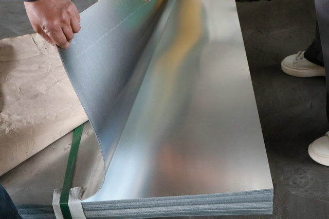 Galvanized steel plate