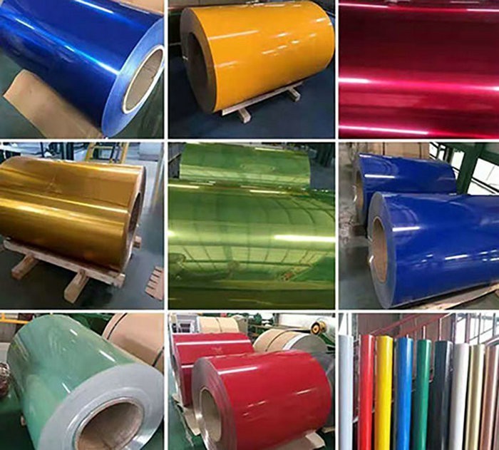 Printed color coated plate